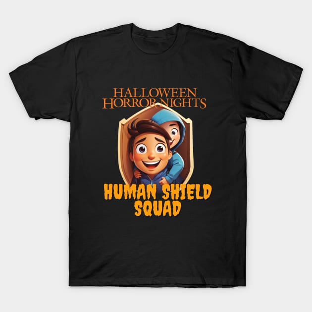 HHN Human Shield T-Shirt by We Like Theme Parks